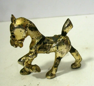 METAL with Brass Finish RACE HORSE Figurine K&O CO 1935© Kronheim & Oldenbus - Picture 1 of 5