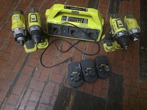 Ryobi 18v Tool Set(read DESCRIPTION) - Picture 1 of 15
