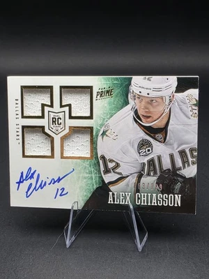 2013-14 Panini Prime - Rookie Patch Autograph Alex Chiasson #143 /199 (AU, RC) - Image 1 of 2