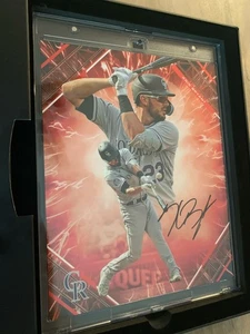 2025 Fanatics Under Wraps Emanate Kris Bryant Red Auto /5 Colorado Rockies - Picture 1 of 6