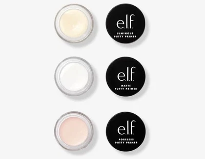 Elf E.l.f. Putty Primer Trio Poreless Matte Luminous 3 Piece Travel Size Set - Image 1 of 2