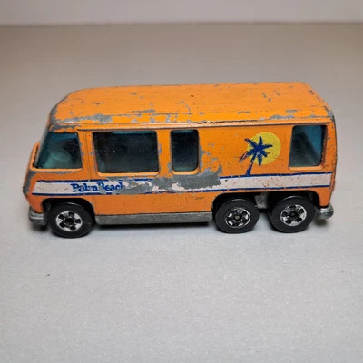 Винтажный 1976 Hot Wheels GMC Motor Home Orange Palm Beach 1:64 - Изображение 1 из 4