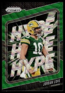 2024 Panini Prizm Hype Green Wave Prizm #2 Jordan Love - Bild 1 von 2