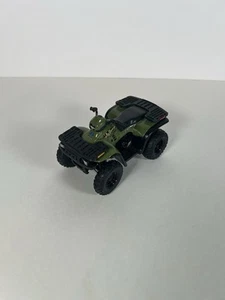 Polaris Sportsman 500 ATV 4x4 1:18 Scale Diecast Model Green Rubber Tires ERTL - Picture 1 of 11