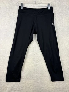 Adidas Climalite Black Capri Leggings Womens Size Small Athletic Workout Pants - Picture 1 of 7