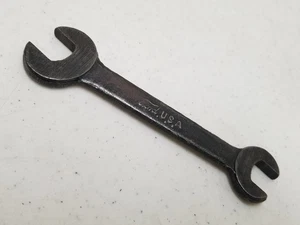 Antigua llave Ford EE. UU. y M en la parte posterior extremos abiertos herramienta de mano 5 1/4 pulgadas de largo TO1 - Imagen 1 de 8