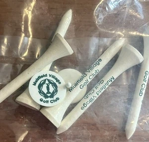 Vintage Logo Golf Tees & Ball Markers - Muirfield Village Golf Club - Picture 1 of 3