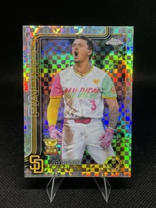 Jackson Merrill 2025 Topps Chrome X-Fractors Rookie Gold Cup SP San Diego Padres - Picture 1 of 2