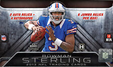 2013 BOWMAN STERLING FOOTBALL HOBBY BOX NEW FACTORY SEALED 13 AUTOS OR RELICS