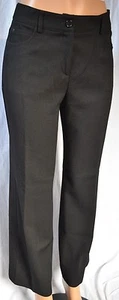 AKRIS PUNTO BLACK FRONT ZIP VISCOSE POCKETS PANTS SIZE US 8 - Picture 1 of 11