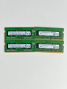 Job Lot 4 x SKHynix Micron 4GB RAM DDR4 3200MHz - Picture 1 of 1