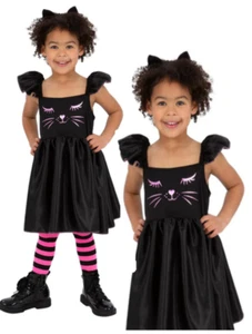 Toddler Cat Costume Kitten Girls Fancy Dress Outfit Cute cat 1-6 years - Picture 1 of 5