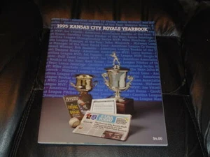 1995 KANSAS CITY ROYALS BASEBALL YEARBOOK NEAR MINT - Picture 1 of 1