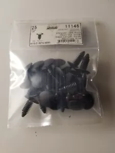 PBE Auveco 11146 Push Pin Retainers (25) - Foto 1 di 9