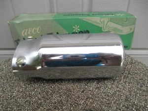 Vintage New Old Stock (NOS) "AECO" Brand Chrome Exhaust Tip in Original Box - Picture 1 of 10