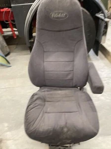 Peterbilt 379 Passenger Seat Cloth Black - Picture 1 of 7