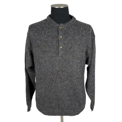 Pendleton 100% Wool Knit Henley - Men’s L - Image 1 of 4