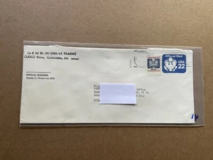 US 1988 Uprated Official Stationery (14) #UO74 +O130 +Machine CXL +39C Rate - Picture 1 of 3