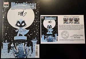 Moon Knight (2021) #1 Junge Variante SIGNIERT von Skottie Young mit notarieller Beurkundung WOS - Bild 1 von 8