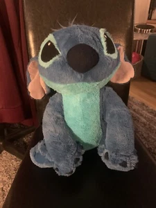 Disney Parks Stitch Large 15” Authentic Floppy Ears Stuffed Plush - Picture 1 of 4