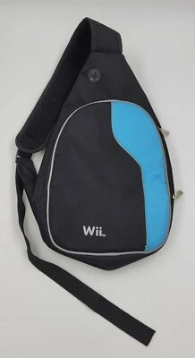 Nintendo Wii Sling Shoulder Bag Backpack Carrying Case RARE! - Image 1 of 4
