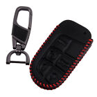 Leather Remote Key Case Cover Skin Fit For Jeep Chrysler Dodge Charger Fiat
