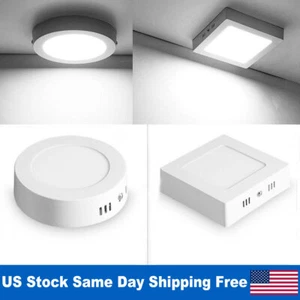 12W LED Surface Mount Fixture Ceiling Light Kitchen Bedroom Panel Lights Lamp - Picture 1 of 20
