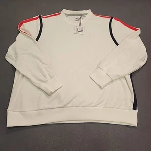 Puma Men's X TMC LL Crew Neck Basketball Sweatshirt 531216 01 White - BRAND NEW - Picture 1 of 8