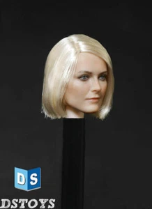 1/6 Maßstab DSTOYS D-001 kurze blonde Haare Kopf Skulptur Passform 12 Zoll Action weiblicher Körper - Bild 1 von 3