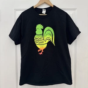 Southern Most Point Continental USA Rooster Men's Black T Shirt - Size L - Picture 1 of 3