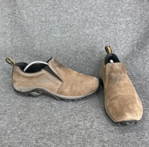 Merrell Jungle Moc Nubuck Shoes Men’s 11 Brown Stretch Casual Loafers Slip On - Picture 1 of 15