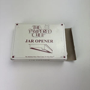 The Pampered Chef Jar Opener White/Gray # 2675 Open Box - Picture 1 of 4