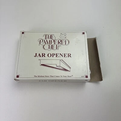 The Pampered Chef Jar Opener White/Gray # 2675 Open Box - Image 1 of 4