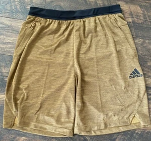 ADIDAS MENS AXIS Woven Knit BRONZE SHORTS SIZE Medium NWT  $35 - Picture 1 of 7