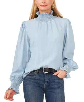 Vince Camuto со сборками шеи Топ Рекомендуемая розничная цена производителя $89 размер XXS # 4B 627 Blm - Изображение 1 из 4