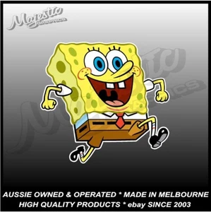 SPONGEBOB SQUAREPANTS - 118mm x 110mm - Decal / Sticker - Picture 1 of 1