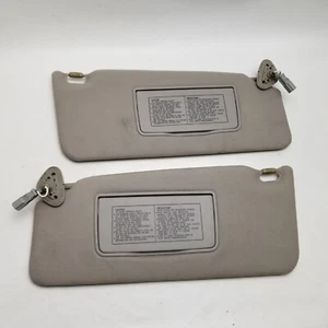 2007-2013 Acura MDX Driver And Passenger Right Sun Visor Set Oem Tested GRAY - Picture 1 of 10
