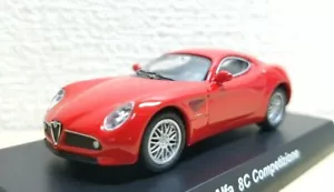 1/64 Kyosho Alfa Romeo 8C COMPETIZIONE RED diecast car model - Picture 1 of 3