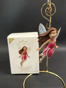 Hallmark 2012 Fairy Messenger Stargazer Lily Fairy Spec. Ed. Ornament Repaint - Picture 1 of 6