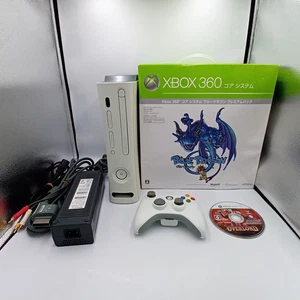 Microsoft Xbox 360 White Console Boxed Game Blue Dragon Box Japanese Tested - Picture 1 of 21