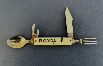 Colonial Provisions Stainless "Florida" Folding Camper's Knife Multi-tool - Image 1 of 4