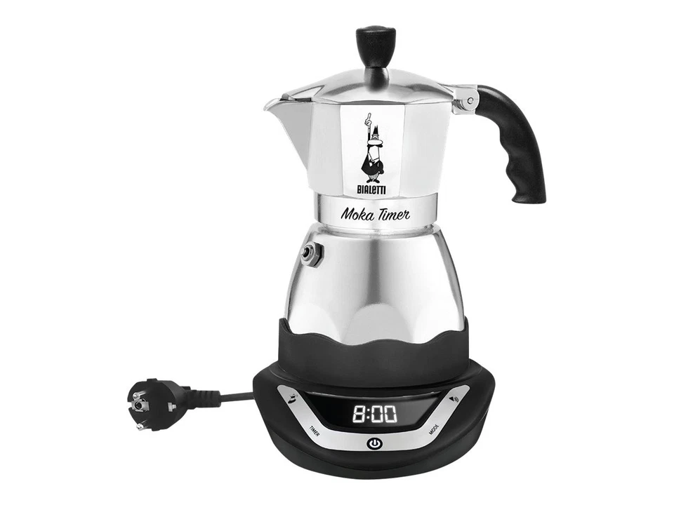 Bialetti EASY TIMER Boccale per moca elettrico Caffè macinato Nero 0006093 - Immagine 1 di 1