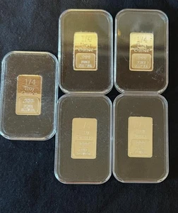 Lot Of 5 1/4 Troy Oz Silver Bars - Picture 1 of 1