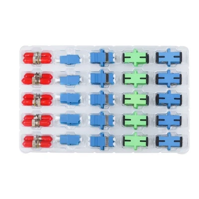 50 PCS Fiber Optic Couplers Kit SC UPC APC ST LC, Adapter Single Multi Mode - Image 1 of 4