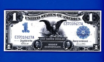 1899 $1 BLACK EAGLE SILVER CERTIFICATE BEAUTIFUL CONDITION  FR236 - Image 1 of 2