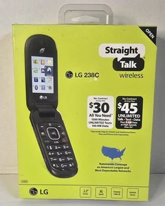Straight Talk LG 238C Prepaid Flip Cell Phone Never Opened! - Picture 1 of 6