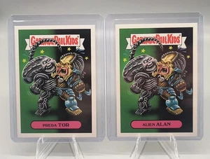 Garbage Pail Kids Preda Tor, Alien Alan 2018 Oh, the Horror-ible 1a 1b - Bild 1 von 2
