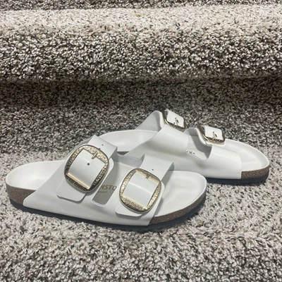 Mujer Birkenstock Arizona Hebilla Grande Alto Brillo Talla 39 (8) Foto 1 de 4