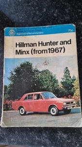Pearson Illustrated Car Servicing Handbook Hillman Hunter And Minx(from 1967) - Picture 1 of 1