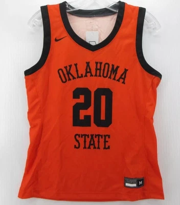 nike women’s oklahoma state cowboys basketball jersey/shorts sz. m NEW ORANGE - Image 1 of 4